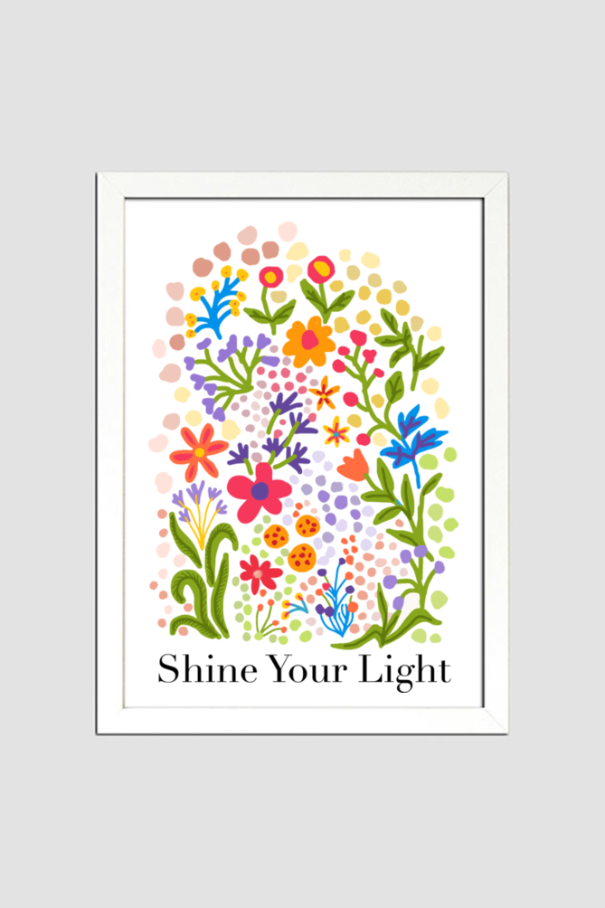 Wall Art Print Poster Framed