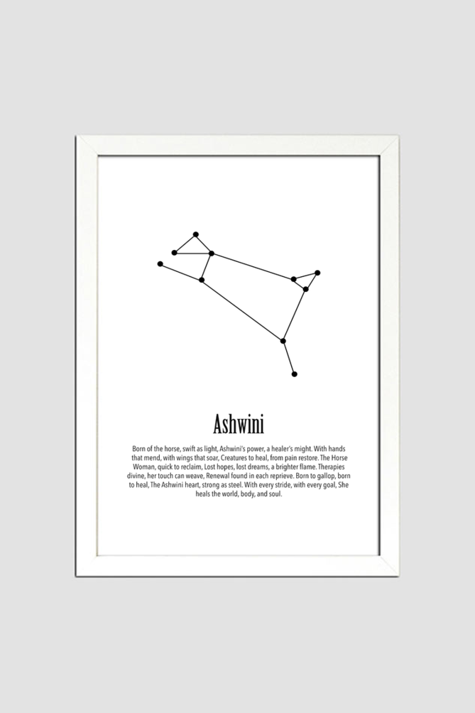 ASHWINI NAKSHATRA Wall Art Print Poster Framed