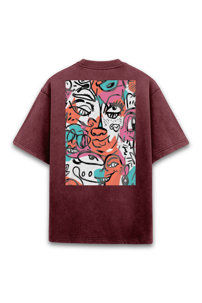 FACE, Unisex T-shirt, Printed both side