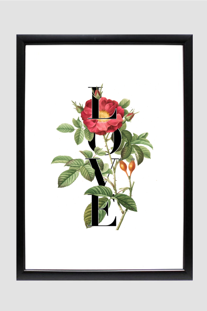 Wall Art Print Poster Framed
