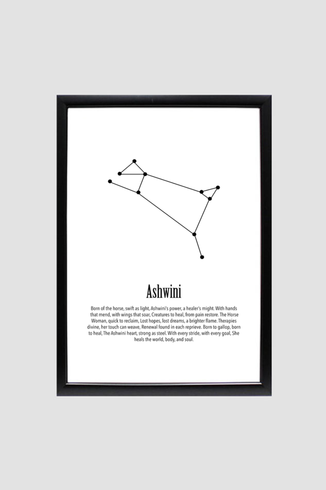 ASHWINI NAKSHATRA Wall Art Print Poster Framed
