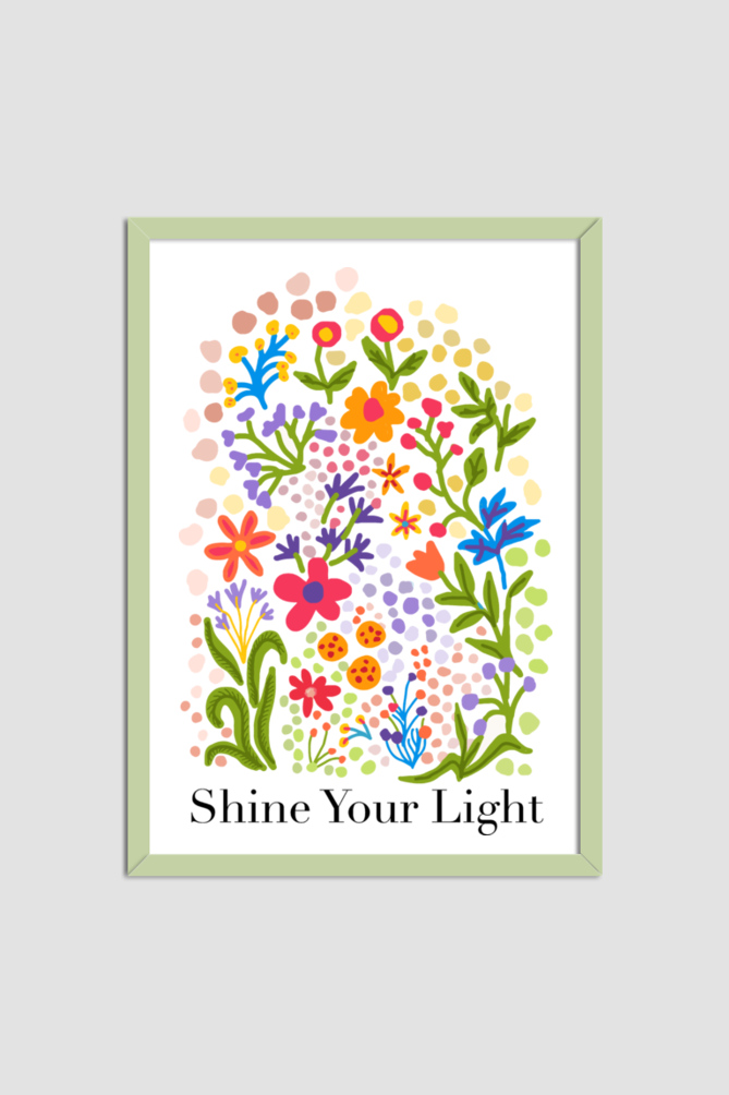 Wall Art Print Poster Framed