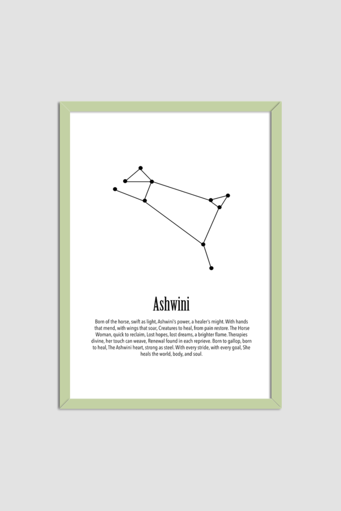 ASHWINI NAKSHATRA Wall Art Print Poster Framed