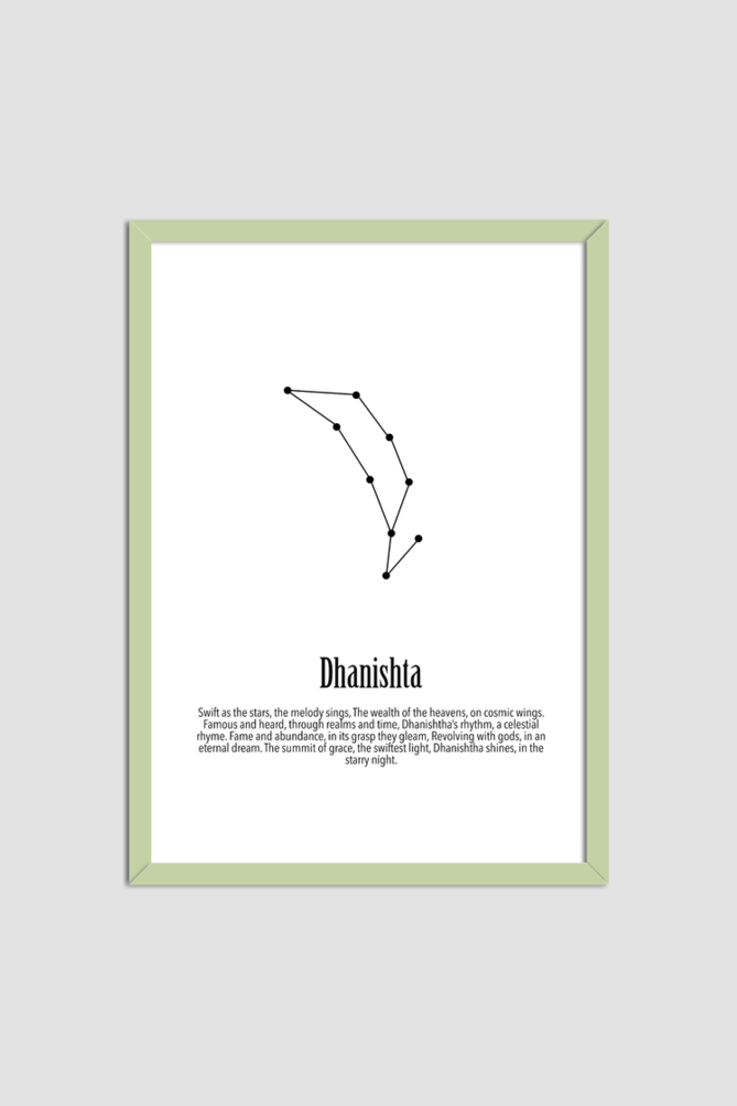 DHANISHTA NAKSHATRA Wall Art Print Poster Framed