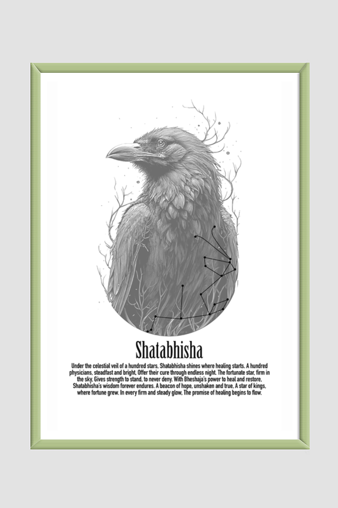 SHATABHISHA NAKSHATRA Wall Art Print Poster Framed