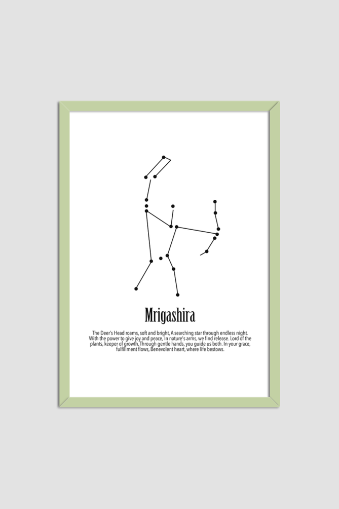 MRIGASHIRA NAKSHATRA Wall Art Print Poster Framed