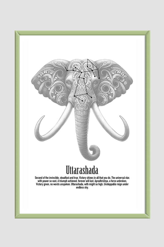 UTTARA ASHADHA NAKSHATRA Wall Art Print Poster Framed