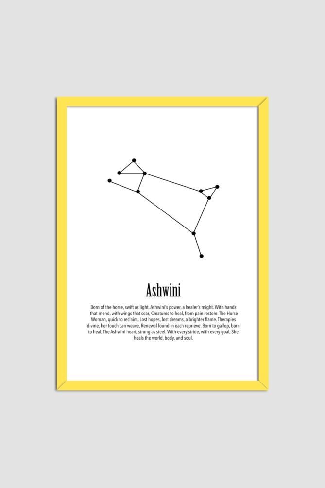 ASHWINI NAKSHATRA Wall Art Print Poster Framed