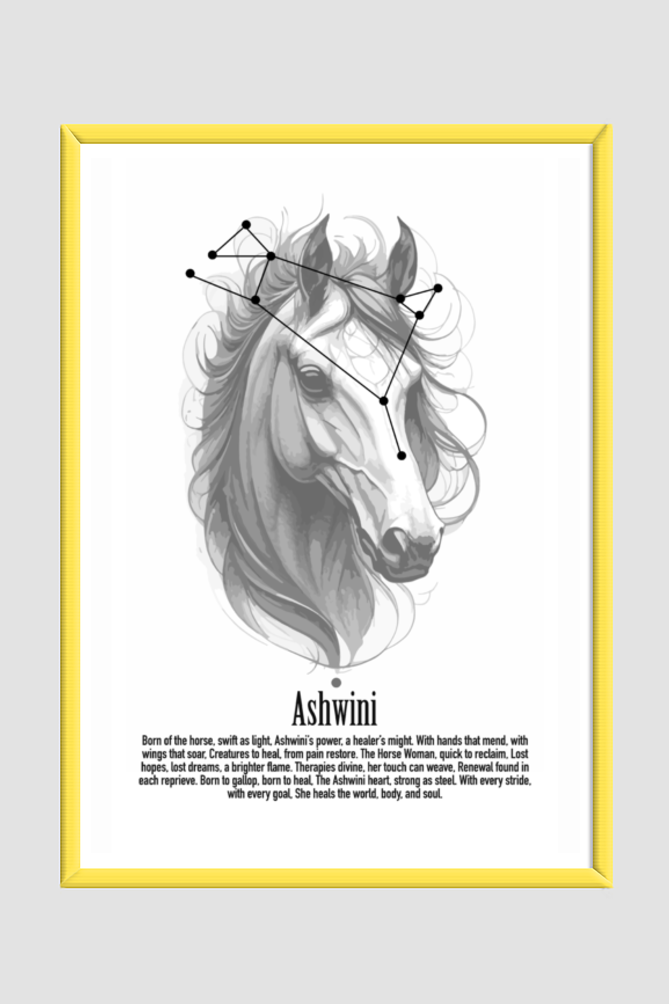 ASHWINI NAKSHATRA Wall Art Print Poster Framed