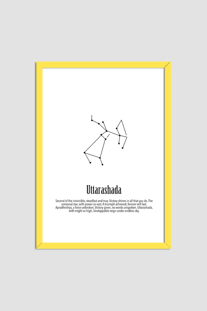 UTTARA ASHADHA NAKSHATRA Wall Art Print Poster Framed