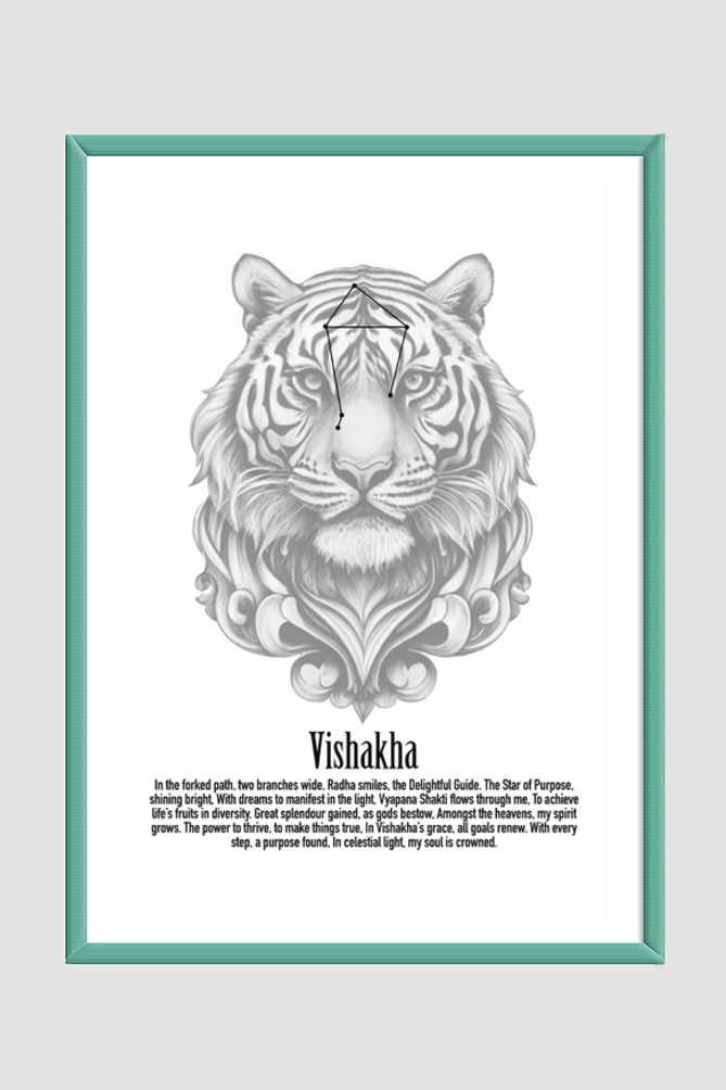 VISHAKHA NAKSHATRA Wall Art Print Poster Framed
