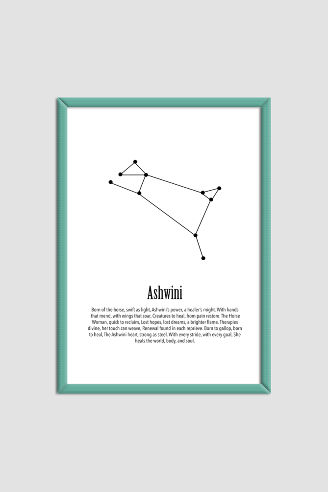 ASHWINI NAKSHATRA Wall Art Print Poster Framed