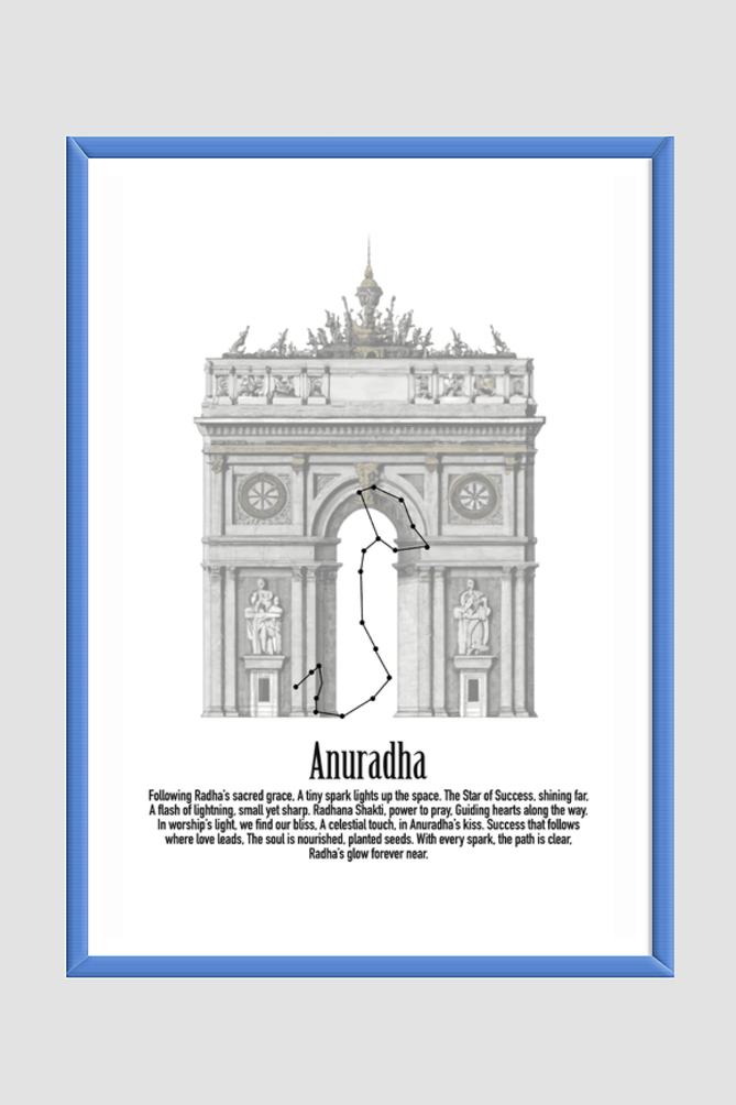 ANURADHA NAKSHATRA Wall Art Print Poster Framed