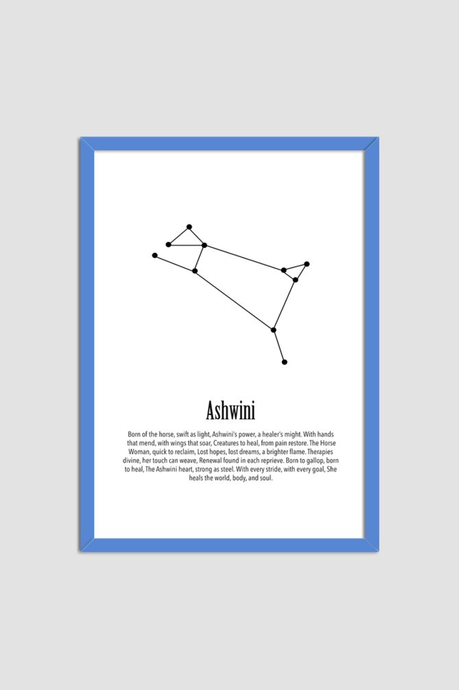 ASHWINI NAKSHATRA Wall Art Print Poster Framed