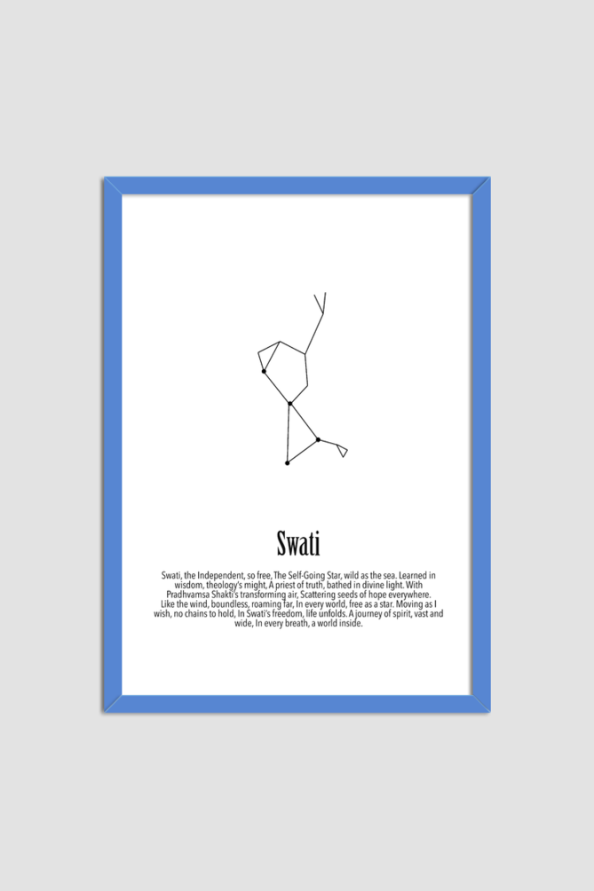 SWATI NAKSHATRA Wall Art Print Poster Framed