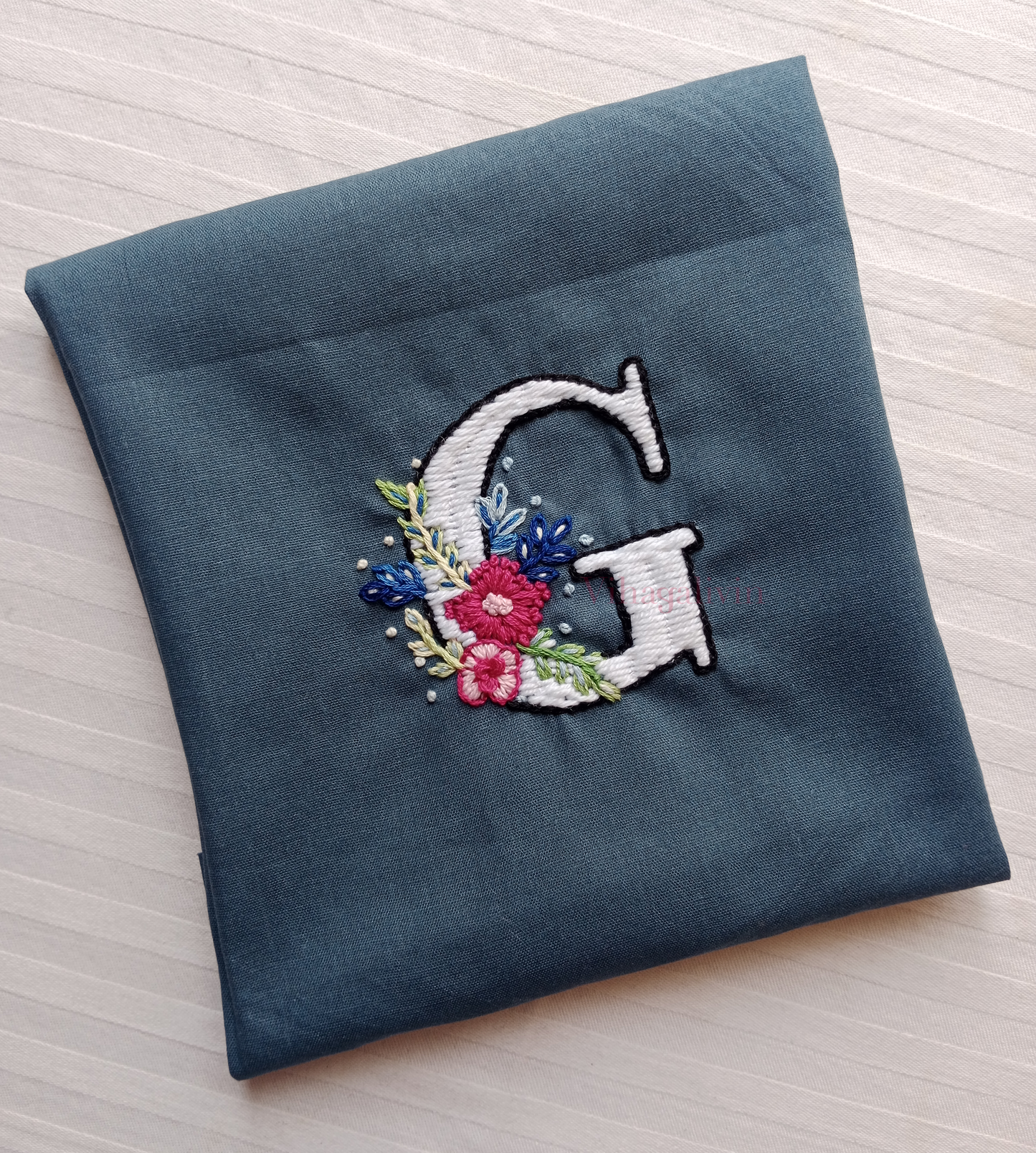 G Embroidery Patch (Handmade)
