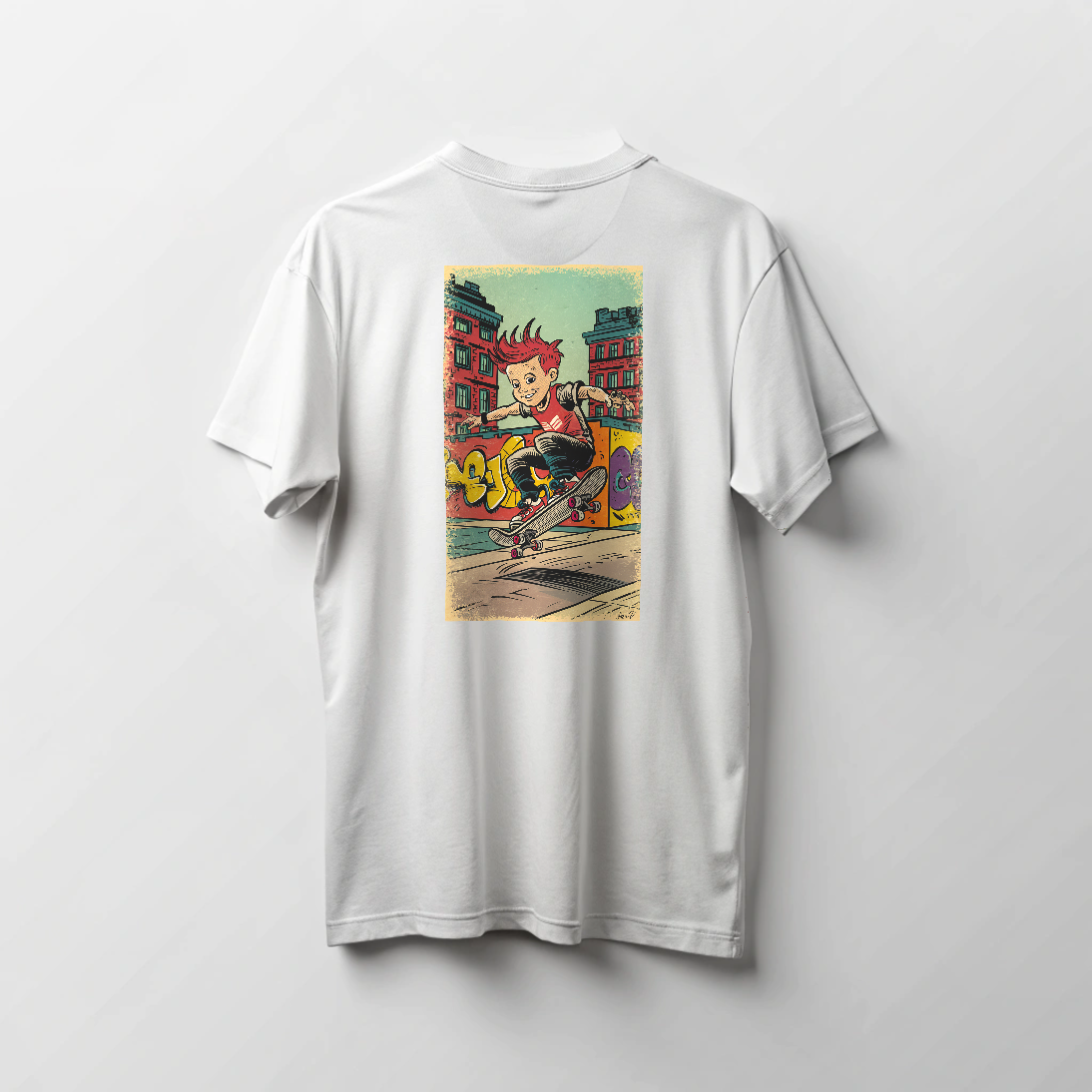 SKATE BOY, Unisex T-shirt, Printed Both Side