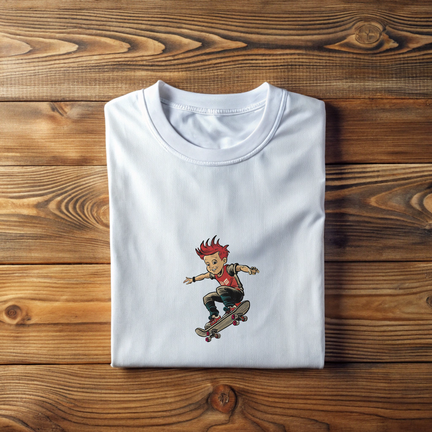 SKATE BOY, Unisex T-shirt, Printed Both Side