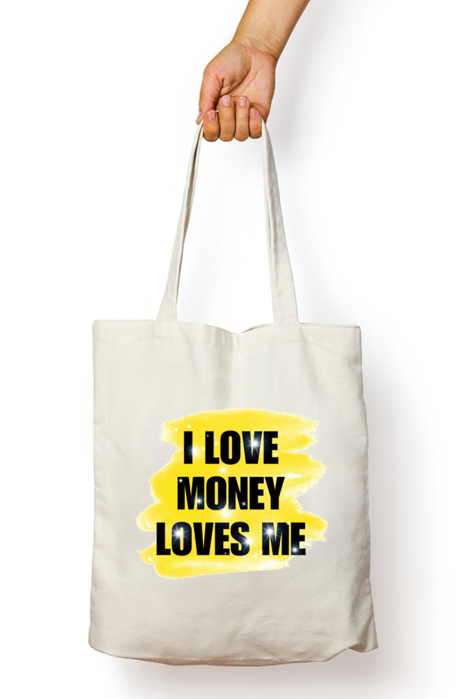 Cotton Printed Tote bag with Zipper