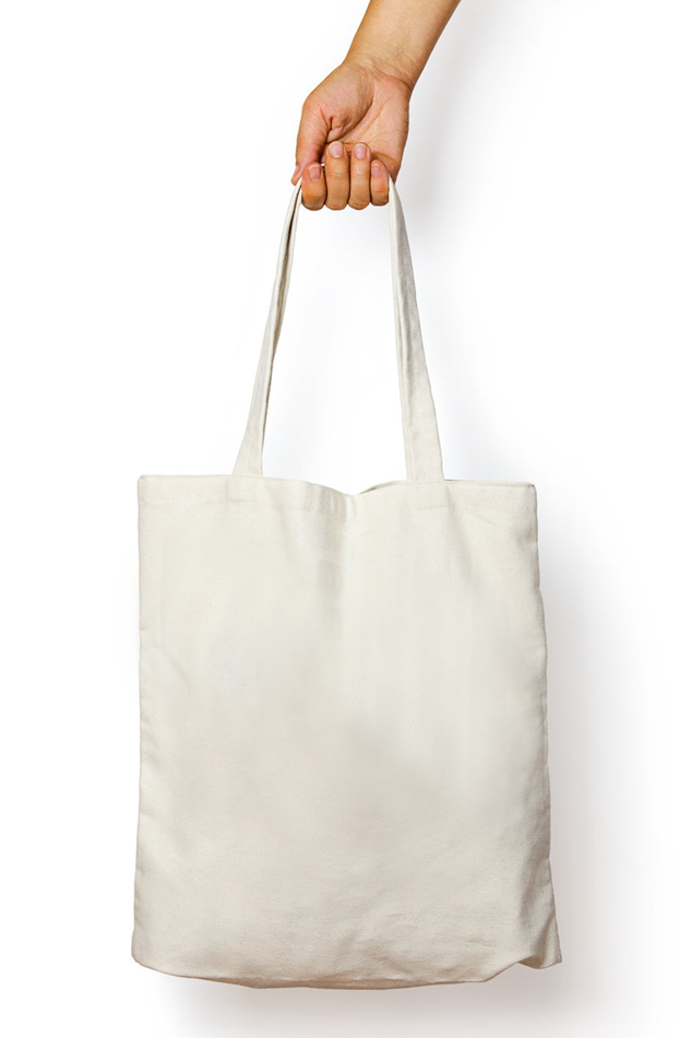 Cotton Printed Tote bag with Zipper