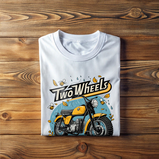 TWO WHEELS, Unisex T-shirt