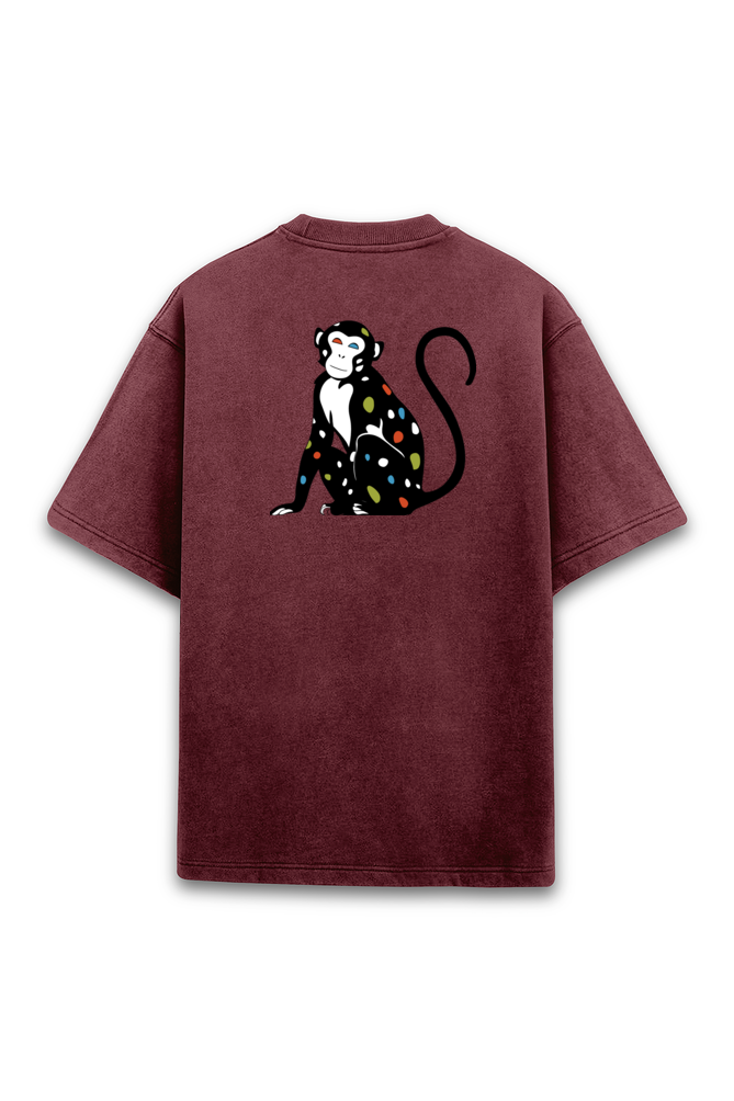 MONKEY, Unisex T-shirt, Bio wash, Printed both side