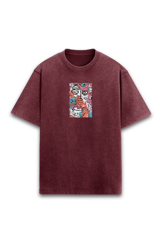 FACE, Unisex T-shirt, Printed both side