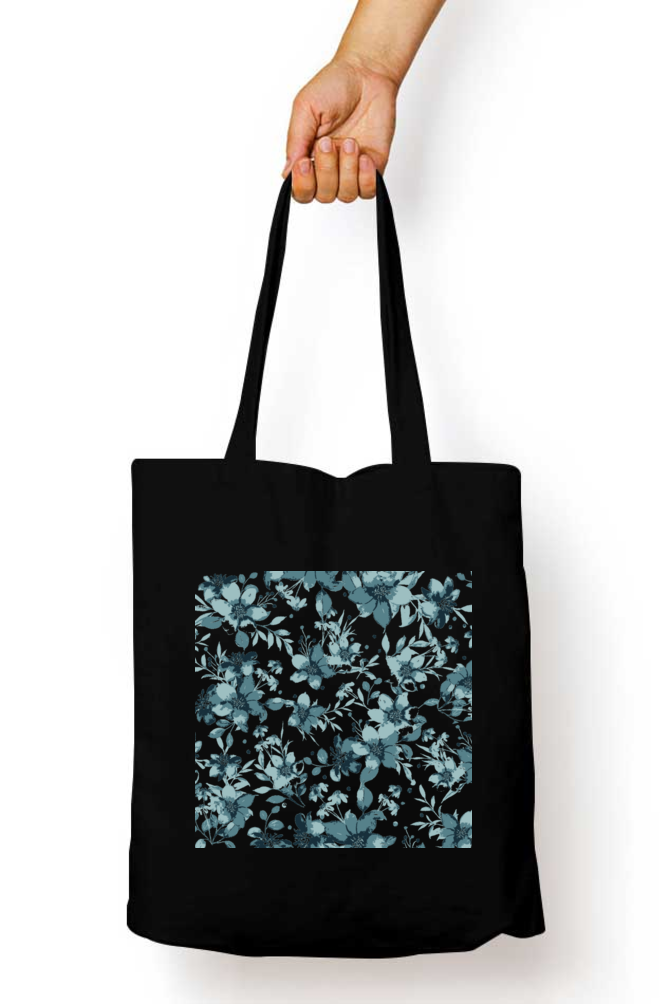 Cotton Printed Tote bag with Zipper