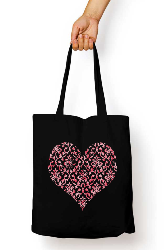 Cotton Printed Tote bag with Zipper