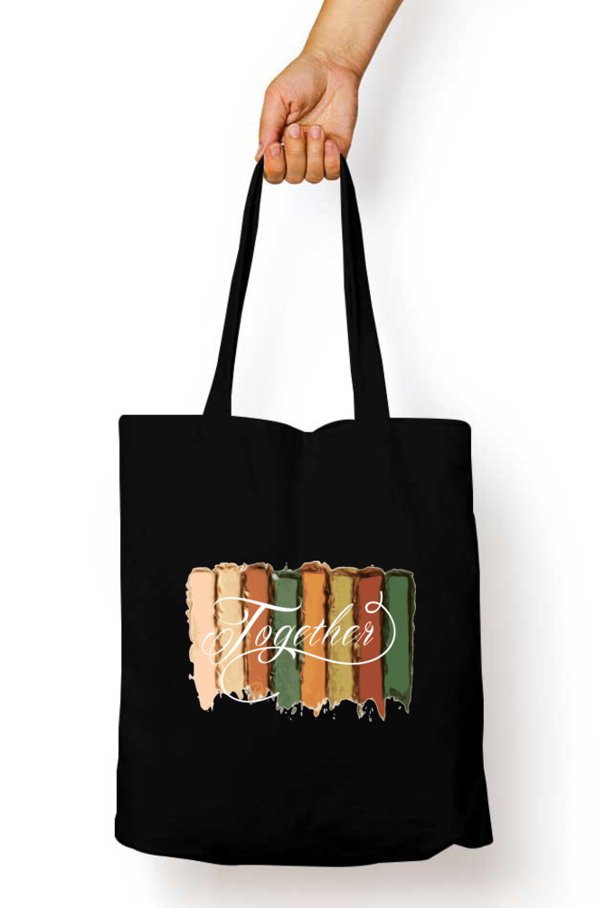 Cotton Printed Tote bag with Zipper