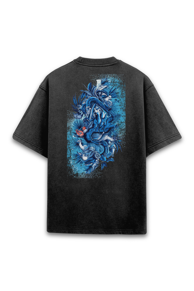 BLUEMIX, Unisex T-shirt, Bio wash, Printed both side