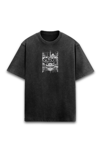 BHARAT, Unisex T-shirt, Bio wash, Printed both side