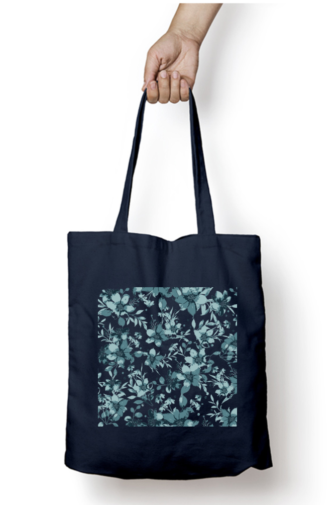 Cotton Printed Tote bag with Zipper