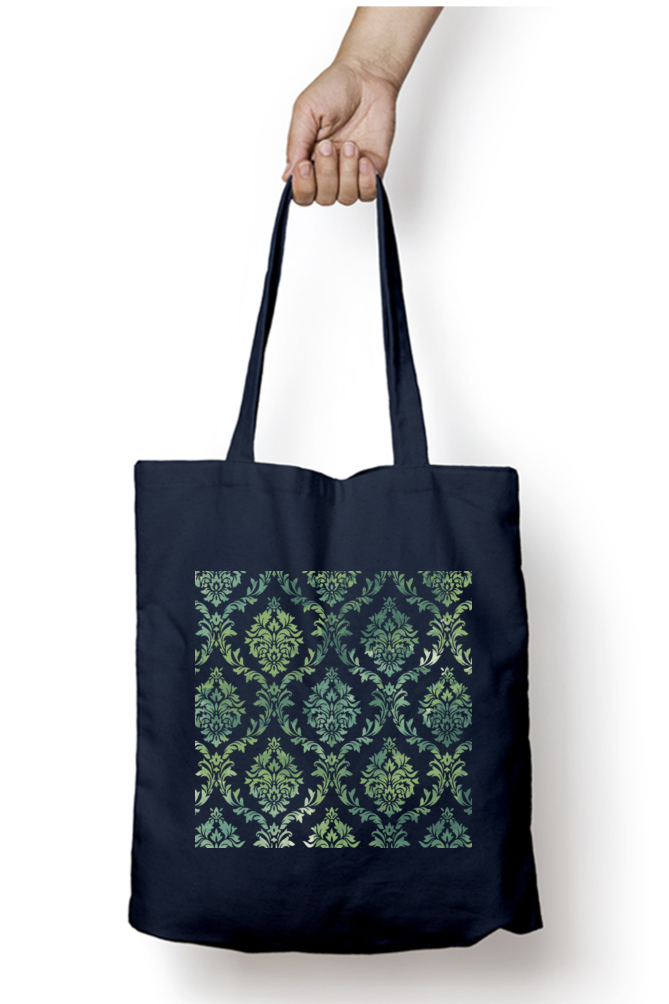 Cotton Printed Tote bag with Zipper