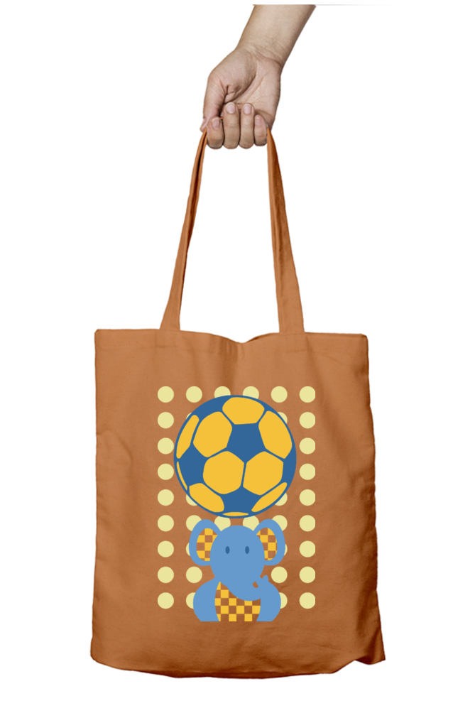 Cotton Printed Tote bag with Zipper