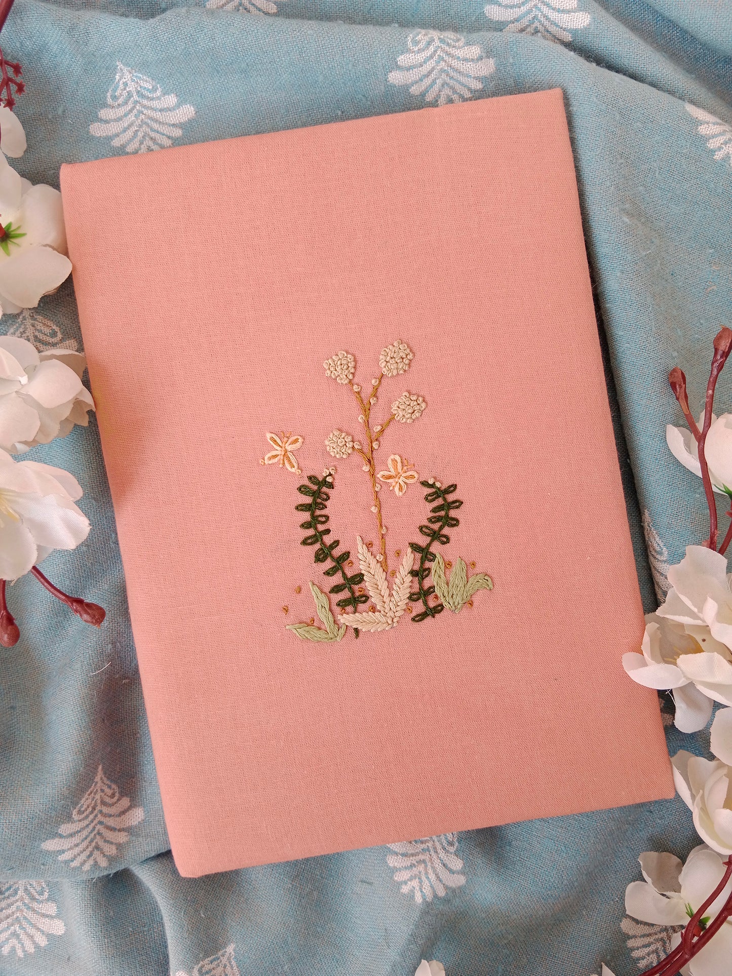 BLISSFUL - Hand Embroidered Notebook