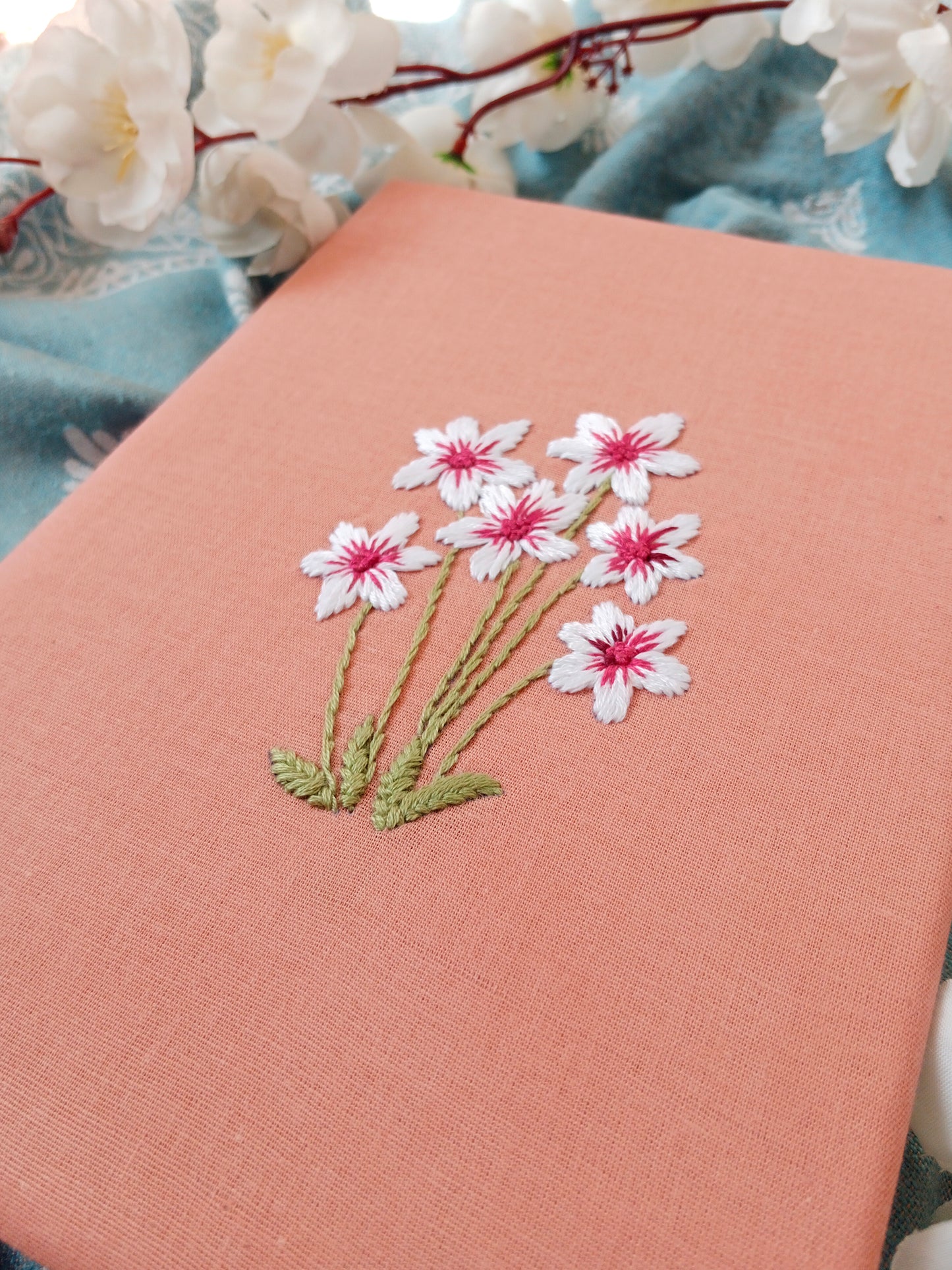 BLOSSOM - Hand Embroidered Notebook