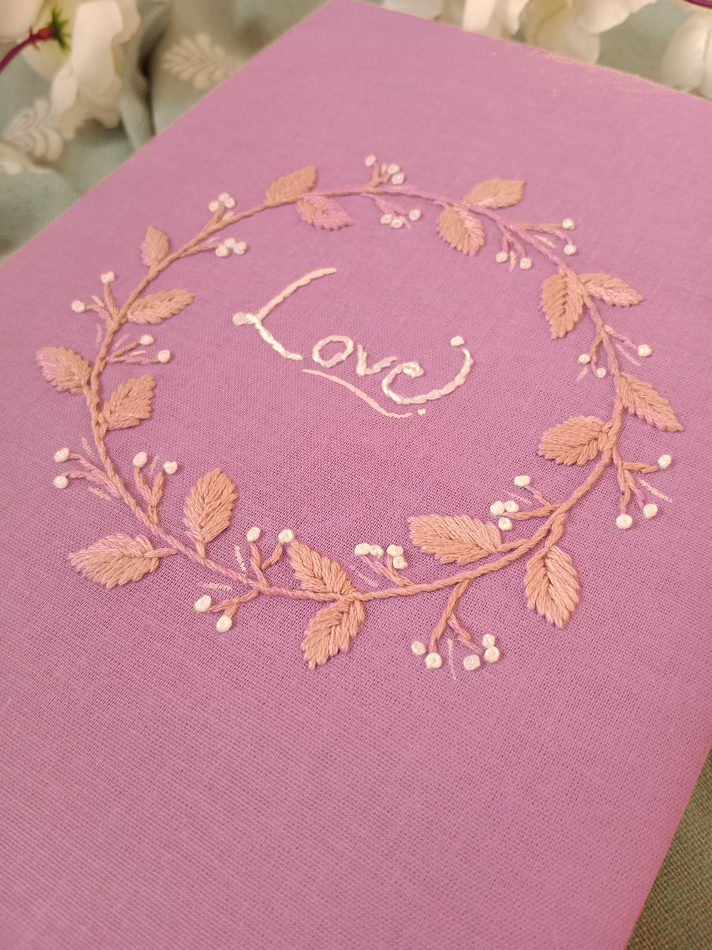 DARLING - Hand Embroidered Notebook