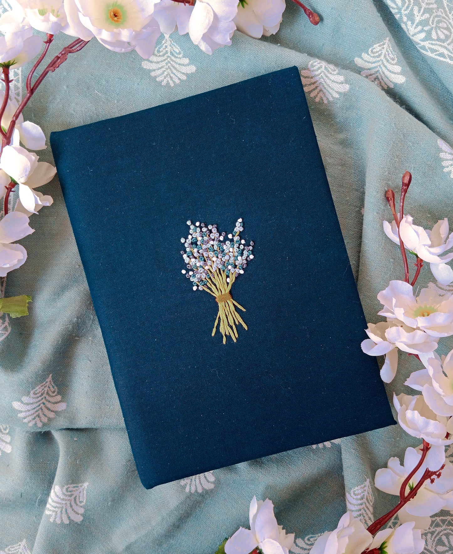 DELIGHT - Hand Embroidered Notebook