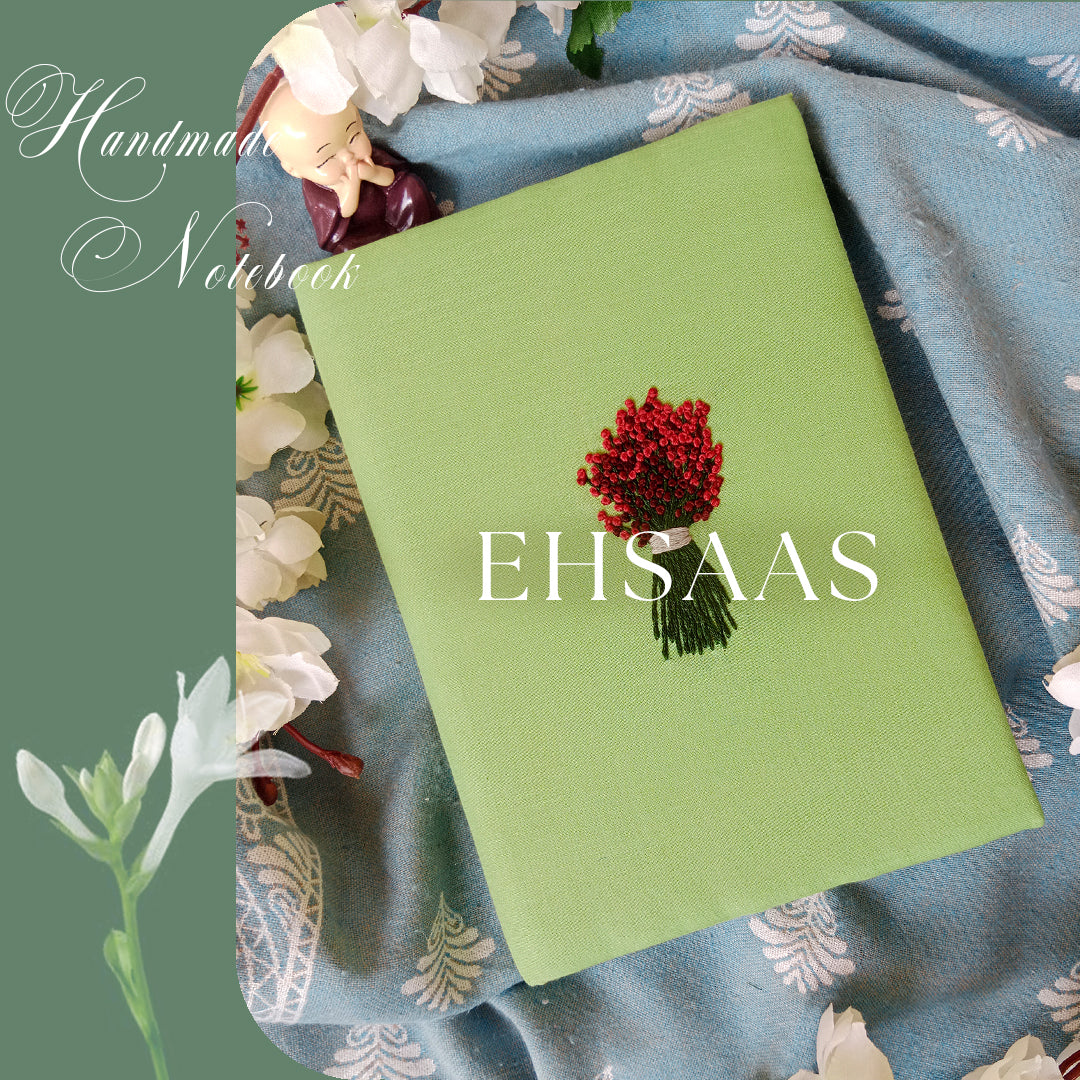 EHSAAS - Hand Embroidered Notebook