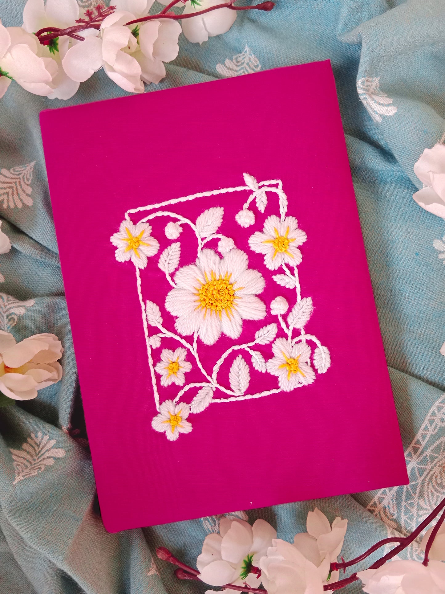 FLORET - Hand Embroidered Notebook