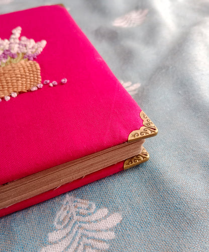 BREATHE - Hand Embroidered Notebook