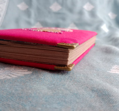 BREATHE - Hand Embroidered Notebook