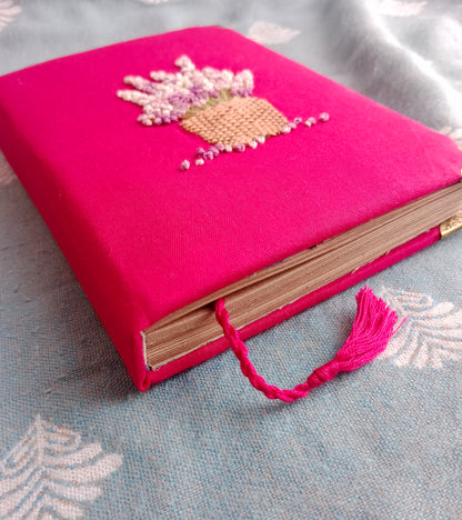 BREATHE - Hand Embroidered Notebook