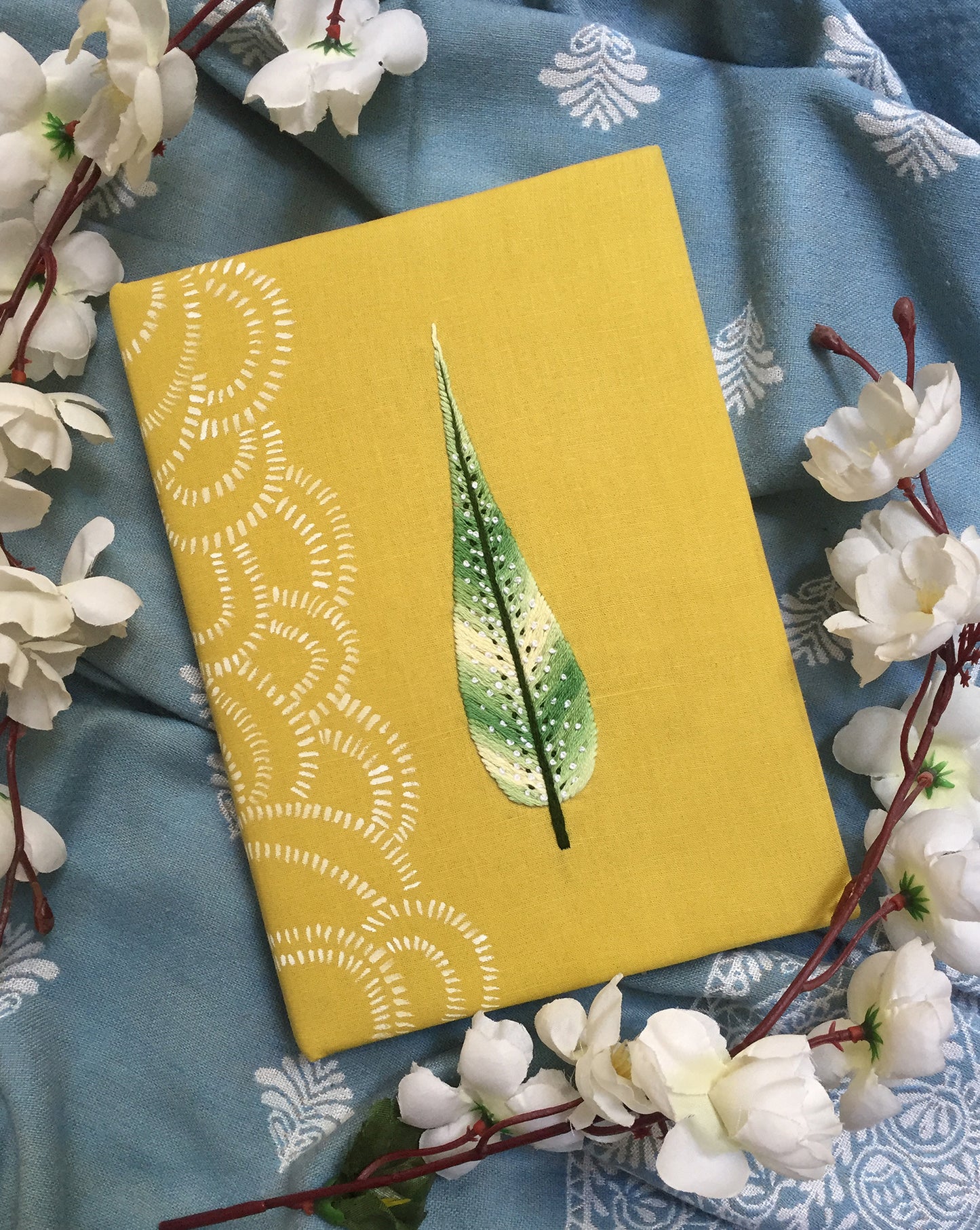 MUDITA - Hand Embroidered Notebook