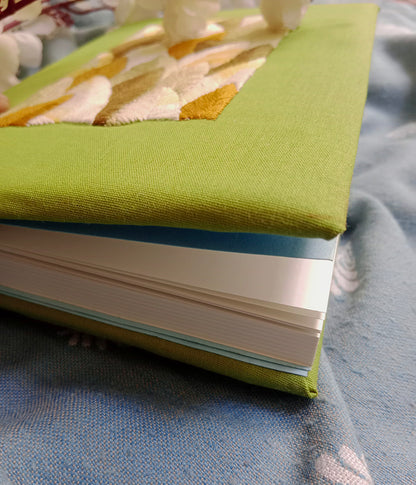 PEACE - Hand Embroidered Notebook