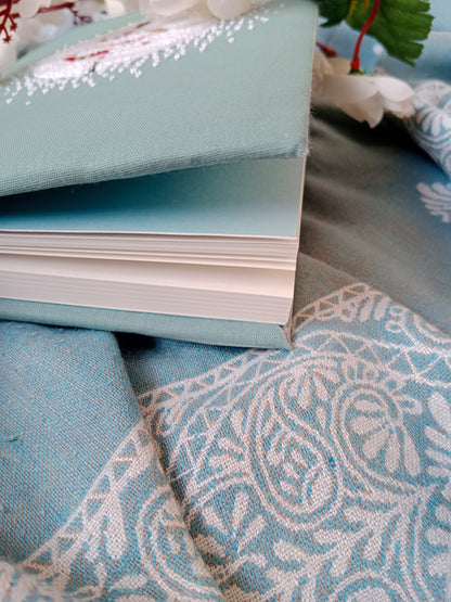 SCARLET - Hand Embroidered Notebook