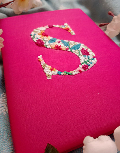 SOLITUDE - Hand Embroidered Notebook