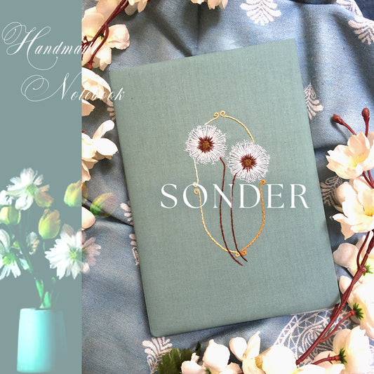 SONDER - Hand Embroidered Notebook