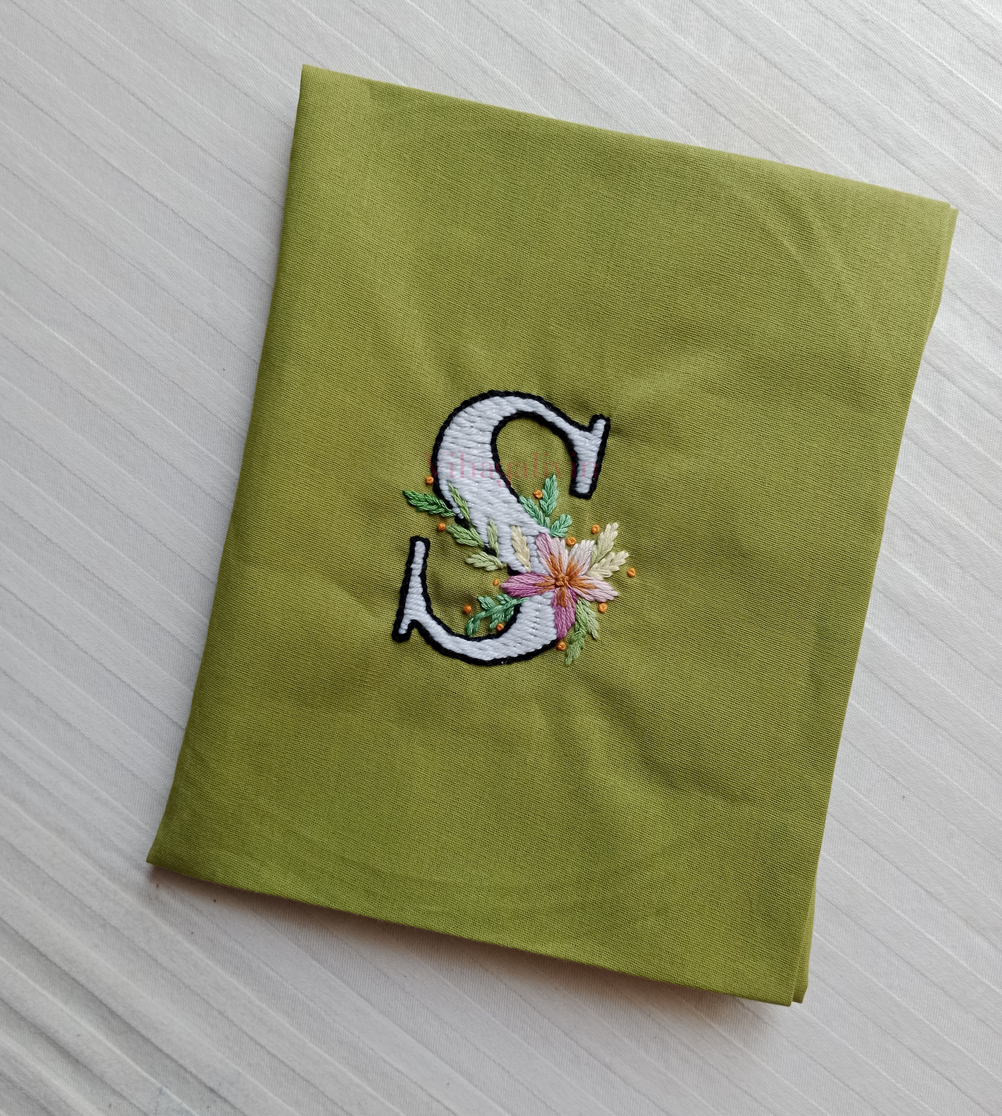 S Embroidery Patch (Handmade)